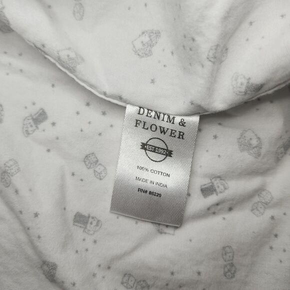 Skulls & Dice Denim & Flower Ricky Singh Men’s Slim Fit Button Up Shirt White M - Picture 6 of 9